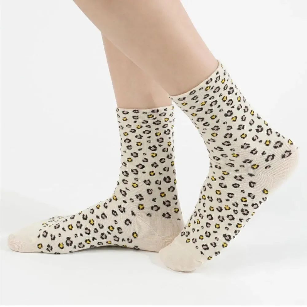 Cheetah Print Sock Set - Picture 7 of 7